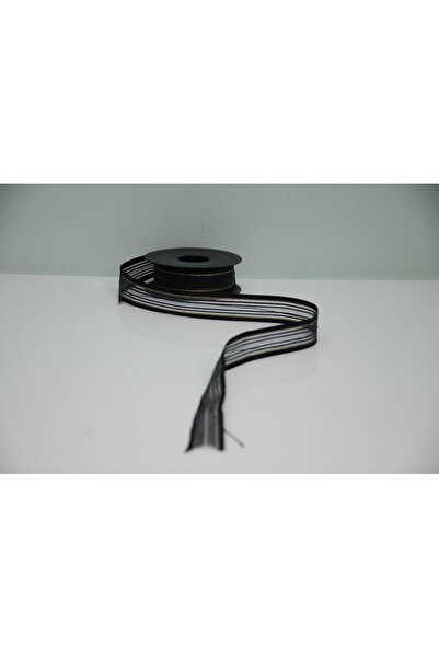 ÇINARASYADAHOME Златиста лента от шифон с връзки 20 метра 2,5 см Декоративна ...