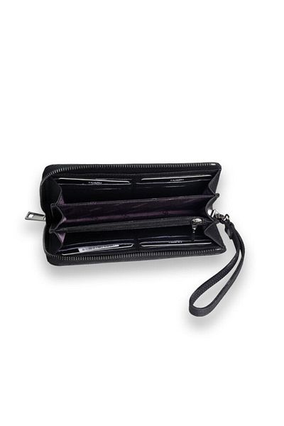 GUARD Matte Black - Red Multifunctional Genuine Leather Wallet and Handbag - Grd2403xw22581