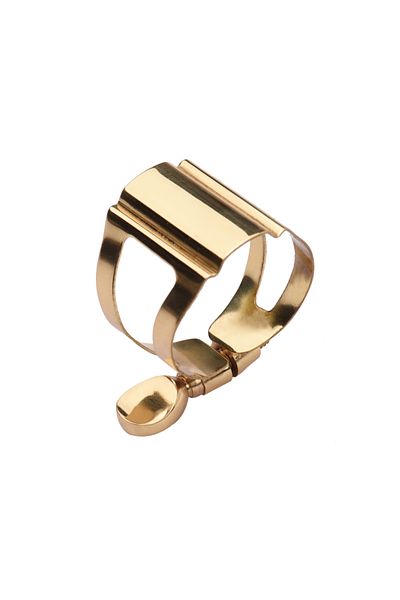 Choice For Alto Sax Single Screw Adjustment Saxophone Ligature Compact Durable Ligature For Soprano Saxopho