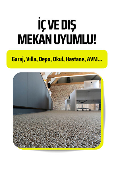 BARS Taş Halı Zemin Kaplama, UV Dayanıklı, Kolay Temizlenen, Şık ve Sağlam İç Dış Mekan Çözümü