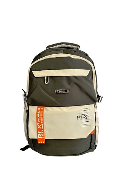 Relaxion 2059 Backpack Middle School High School Waterproof Fabric Bag