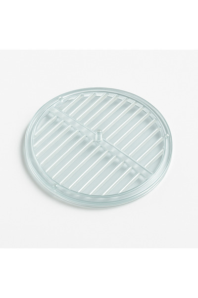 DESIPHON Transparent Glass Grille Cover 18 cm – Natural Gas Compatible, Aesthetic and Air Permeable Design