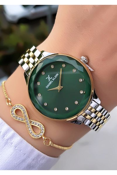 Daniel Klein New Season Original 2 Years Warranty Women's Wristwatch with Bracelet Gift Dk986519