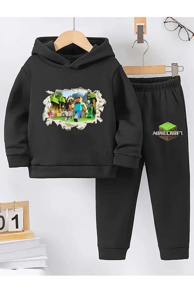 makiteks Χειμερινή φόρμα για κορίτσια 5 6 7 8 9 10 11 12 ετών Minecraf