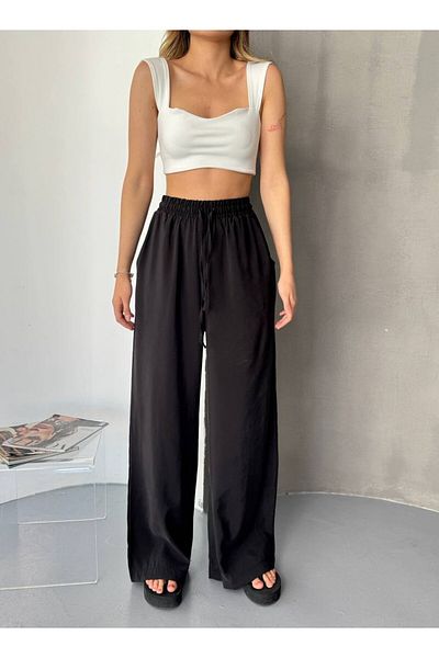 soBasic Pantaloni largi în amestec Tncel