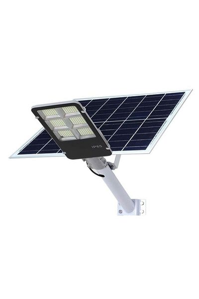 eyemazing Solar Street Light, Ip65, Light Sensor, Emazing, 100 Leds, 80w, Remote, 12–16h, Cold White