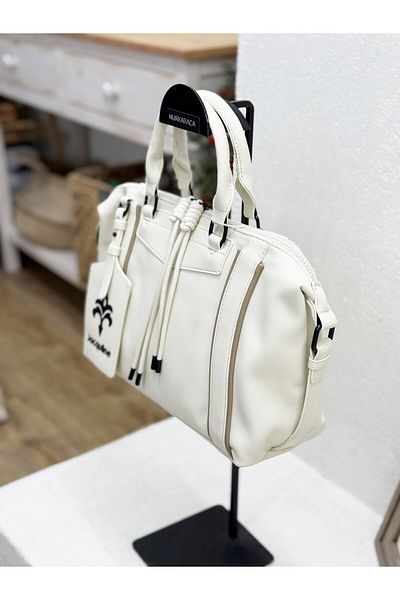 Jacquline 2508 Imported Fabric Both Hand and Crossbody Bag Women