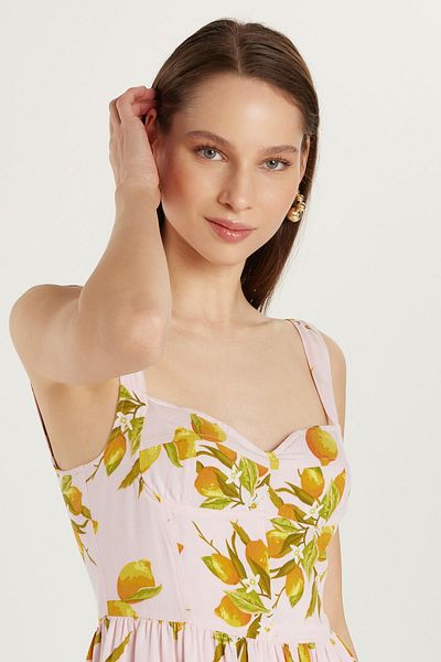 Tudors Rochie de damă, slim fit, din viscoză, cu fermoar, cu gât agățat, lungime mini