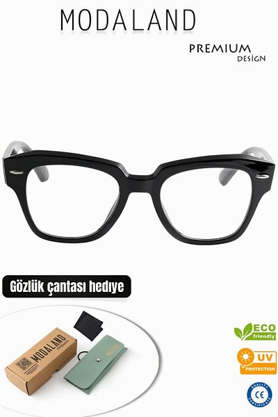 ModaLand Dulcet Black Uv400 Men's & Women's Sunglasses
