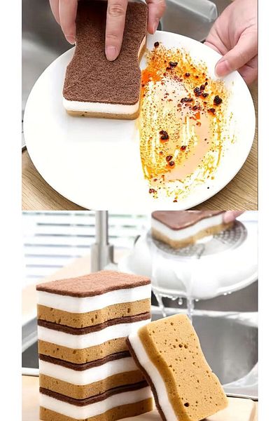 TMO Polyurethane Dish Washing Sponge 5 Pieces