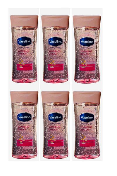 Vaseline Intensive Care Vitamin B3 Body Oil 200ml (Pack of 6)