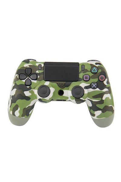 MACVI Controller Wireless Macvi® Doubleshock 4 pentru PS4, PS TV, PS Now, Camuflaj cu Vibratii
