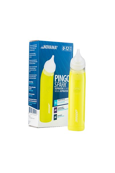 Novama Pingo Spark Electric Nasal Aspirator, For Children 0-12 Years Old, 2 Silicone Tips