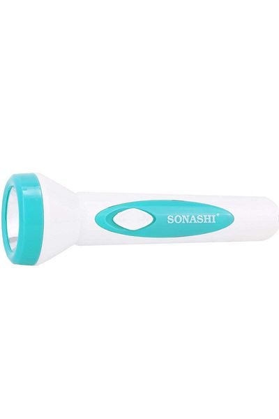 sonashi Rechargeable LED Torch Blue Handheld Light