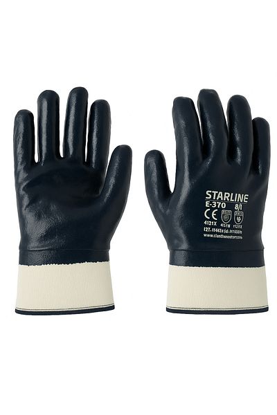 Starline E-370 Nitrile Petrolcuk Type Work Gloves (5 Pairs)