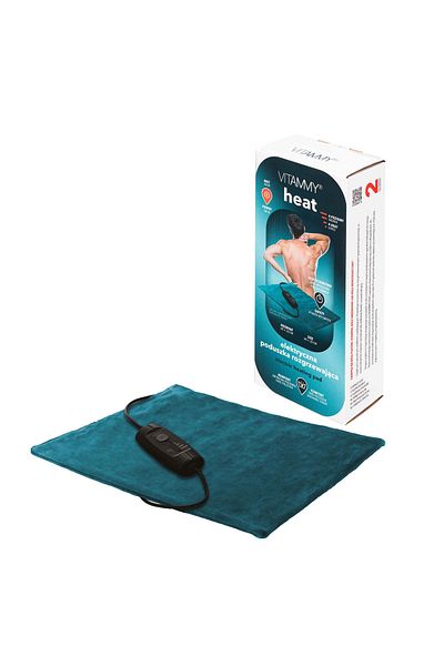 Vitammy Perna Cu Incalzire Electrica Heat Jy6500 Amazonite, Pentru Spate Si Gat, Verde Inchis