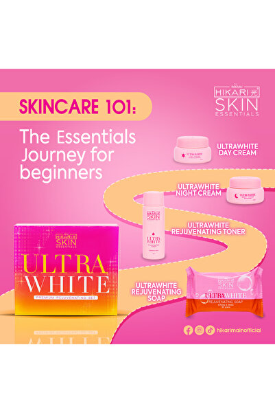 ULTRA مجموعة وايت بريميوم لتجديد البشرة