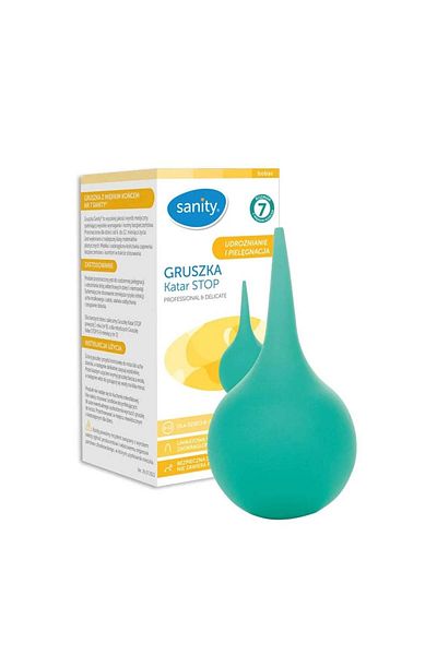 sanity Piriforma Stop Pump No.7, Nose and Ears, For Children 6 - 12 Months, Green
