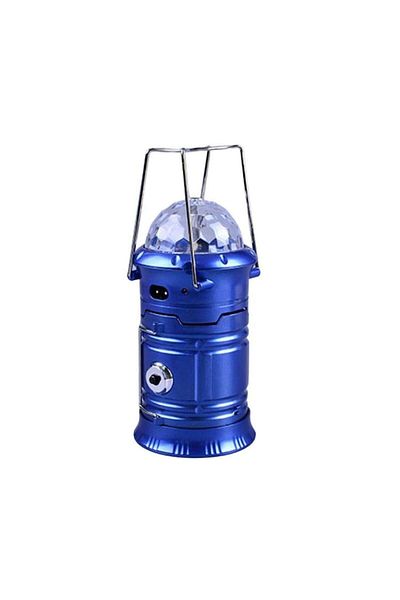 MACVI Lanterna Portabila pentru Camping Macvi®, Albastra, 5W, 9 Ore Autonomie