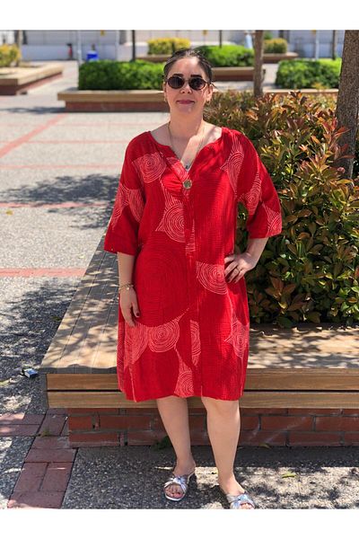 BAKTAGÖR Muslin Dress (100% Cotton)