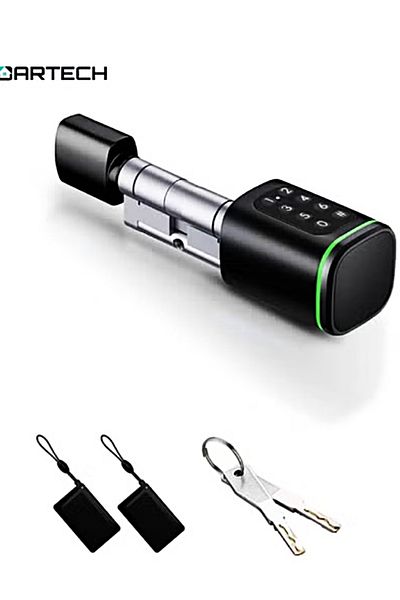 DarTech Dartek Smart Lock with 4 Opening Methods, Keypad, Compatible with Any Door, Black, Global Version, Smart Home System