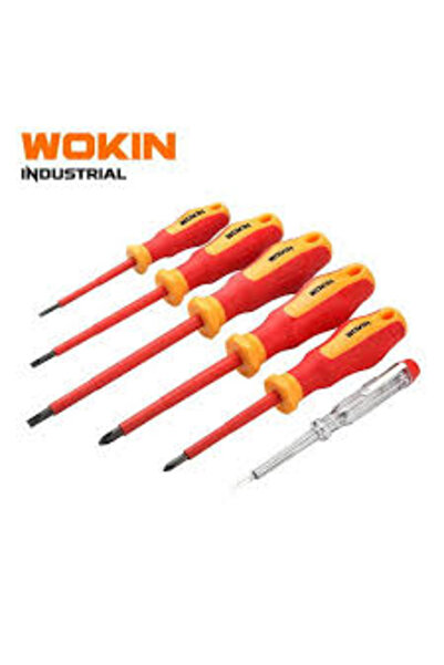 Wokin مجموعة مفكات براغي VDE 1000 فولت، 6 قطع
