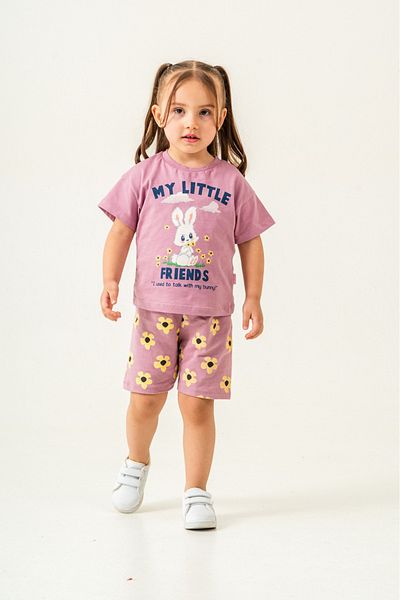 e-çocuk My Little Rabbit 2-Piece Girl's Set