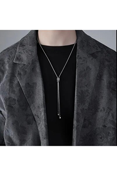 Tudivanyu Aksesuar DEUD 1425 قلادة رجالية، عصرية، قابلة للتعديل