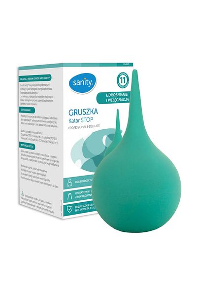 sanity Piriform Stop Pump No.11, Nose and Ears, For Adults, Green