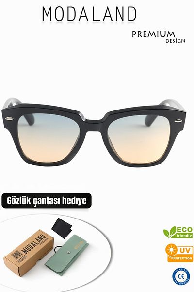 ModaLand Dulcet Black Uv400 Men's & Women's Sunglasses
