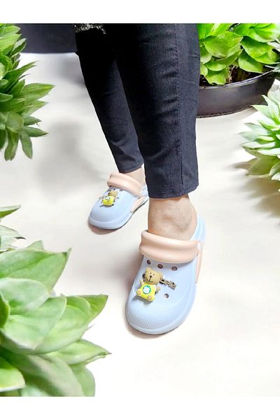 AkınalBella Eva Looping Bear Sticker Hospital, Doctor, Nurse Slippers