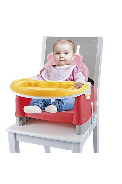 smrkids 2 In 1 Moving Portable Healthy Care Booster Seat Baby Dining Table Chair W/ Table