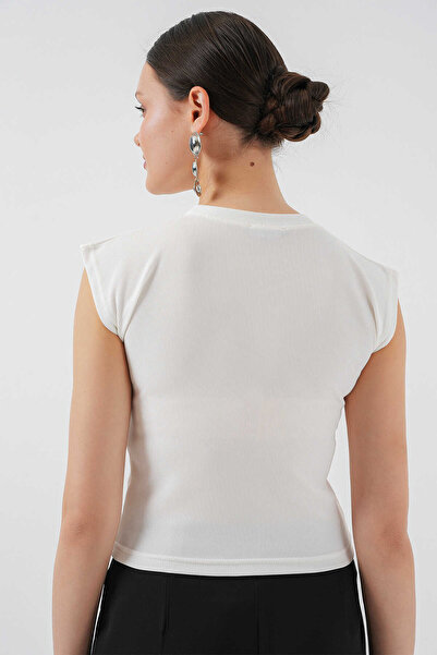 ByMisa Store Women's Zero Sleeve Stone Blouse