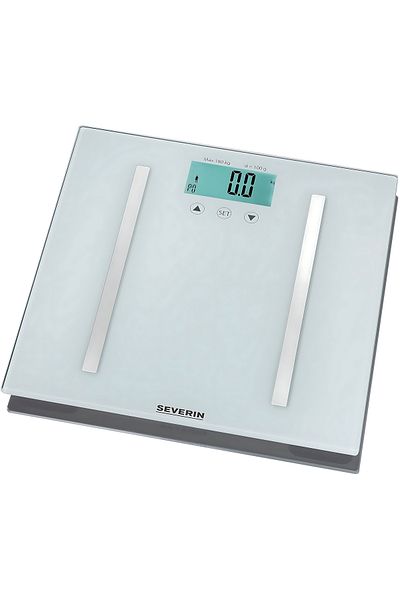 Severin German Brand Severin Glass Personal Scale PW 7010 with Body Fat Analysis - Max Weight 180 Kg