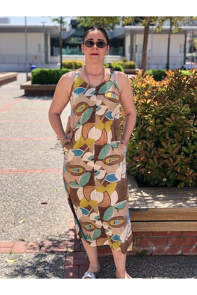 BAKTAGÖR Silk Viscosine Dress