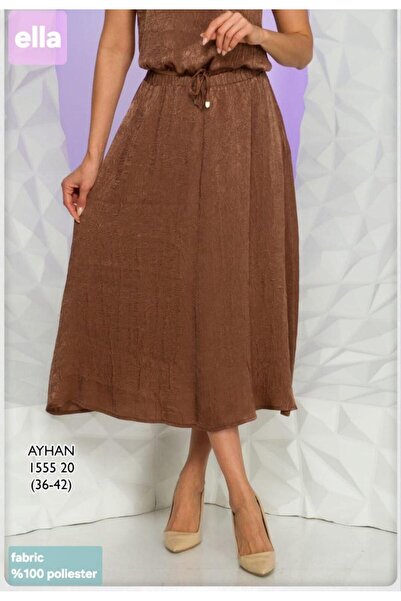 AYHAN Skirt-Blouse Satin Set