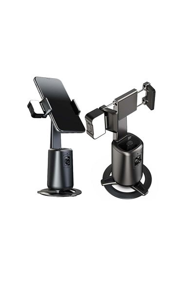 OEM Phone Stabilizer With 360° Automatic Tracking, Led Light, Ideal For Tik-tok, Youtube