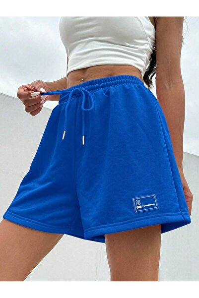 Tarzsokak Καλοκαιρινό άνετο αθλητικό σορτς με λεπτομέρεια με κορδόνια και δια...