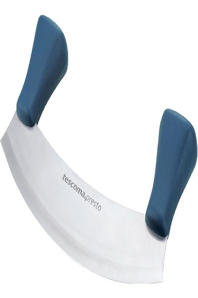 TESCOMA Presto Chopping Knife-Cradle 18 cm – Assorted, Curved Blade for Easy Mincing