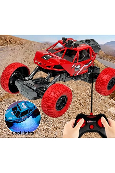 MJ TOYS Uzaktan Kumandalı Şarjlı Duman Atan Işıklı Araba Buharlı Işıklı Uzaktan Kumandalı Off Road Araba Rc