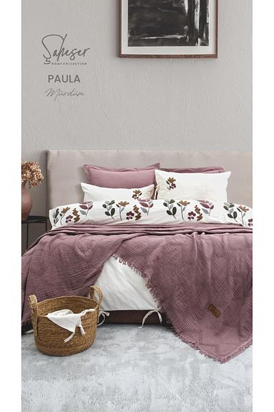 KÜBRAHOME'S Masterpiece Paula 7 Piece Duvet Cover Pique Set Murdum