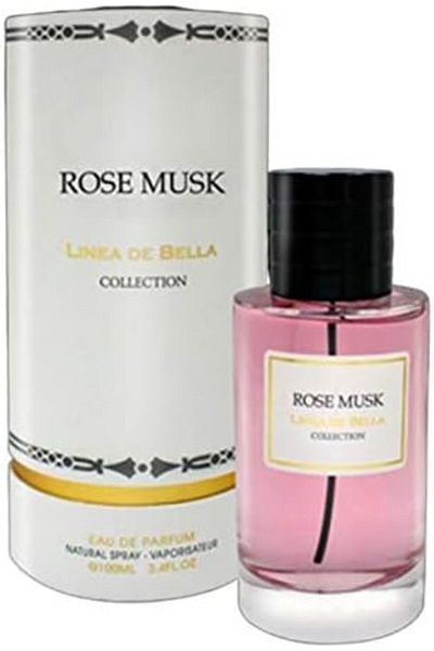 LinaBella Eau De Parfum Rose Musk for Women by Linea Di Bella, 100 ml