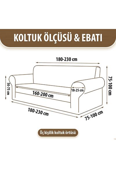 bibaha Husa de canapea din catifea pentru 3 persoane - husa elastica si husa de canapea extensibila