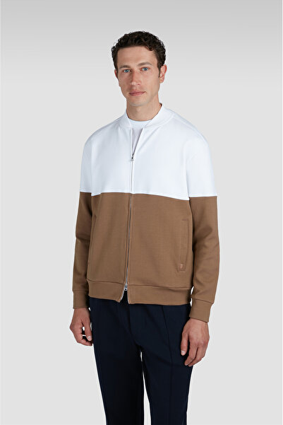 PAUL&SHARK Cotton Nylon Zipped Sweatshirt