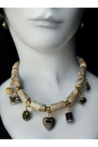 MIRADA JEWELRY Kemik Charm Kolye