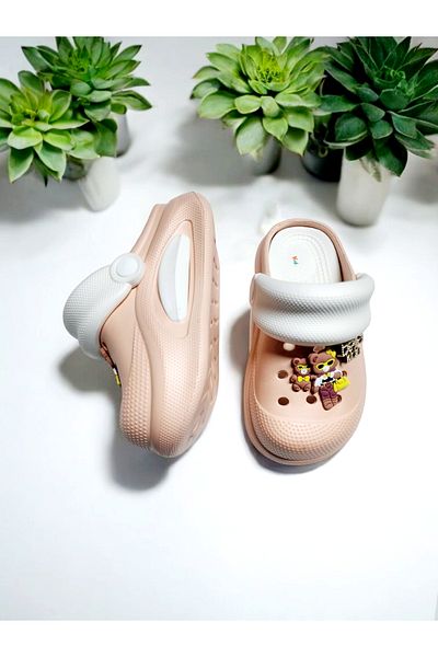 AkınalBella Eva Loop Cute Bear Sticker Sea, Pool, Beach Slippers