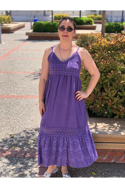 BAKTAGÖR Rope Sling Linen Dress