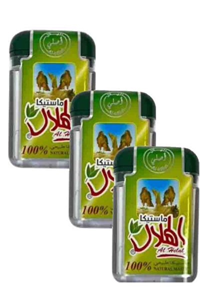 AL-HELAL مستكا الهلال للأكل يوناني 10 جرام * 3 قطع