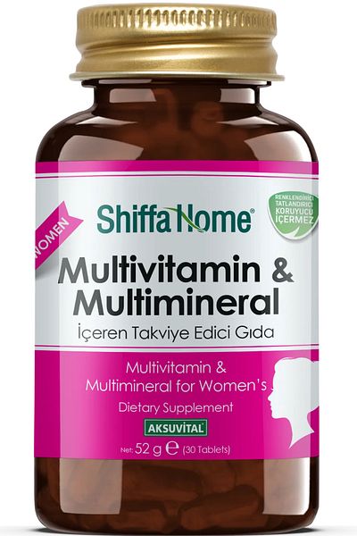 Shiffa Home Multivitamin & Multimineral Women's Capsules - 30 Tablets