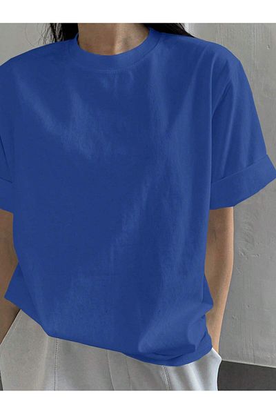 DAXİS Sportwear Company ΓΥΝΑΙΚΕΙΟ Μπλουζάκι με λαιμόκοψη Casual Basic